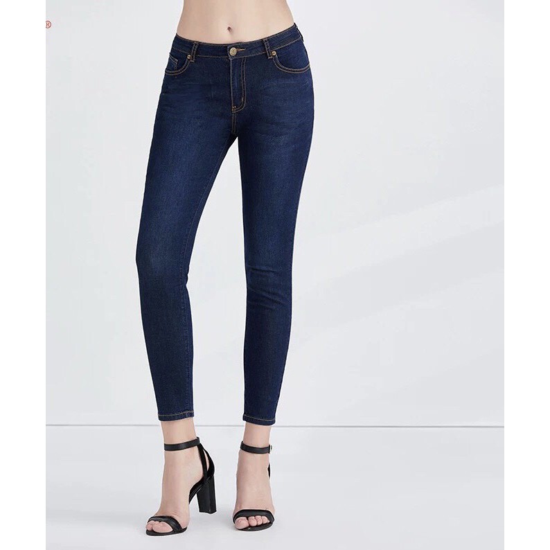 Quần jean nữ BIGSIZE co giãn lưng cao hàng công ty 3 màu size từ 65-80kg