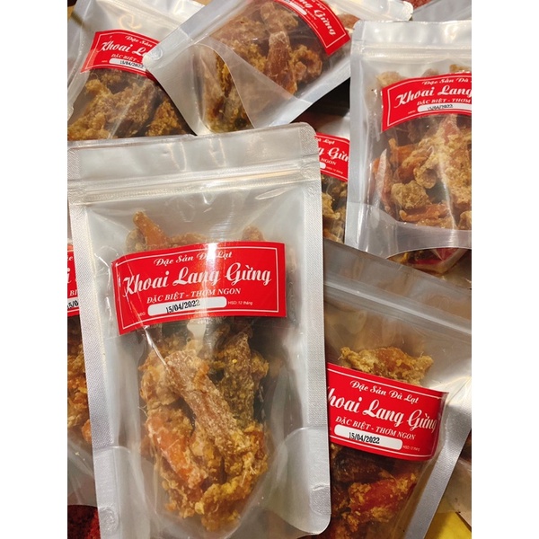 Khoai lang sấy gừng 250g- Đặc sản Đà Lạt