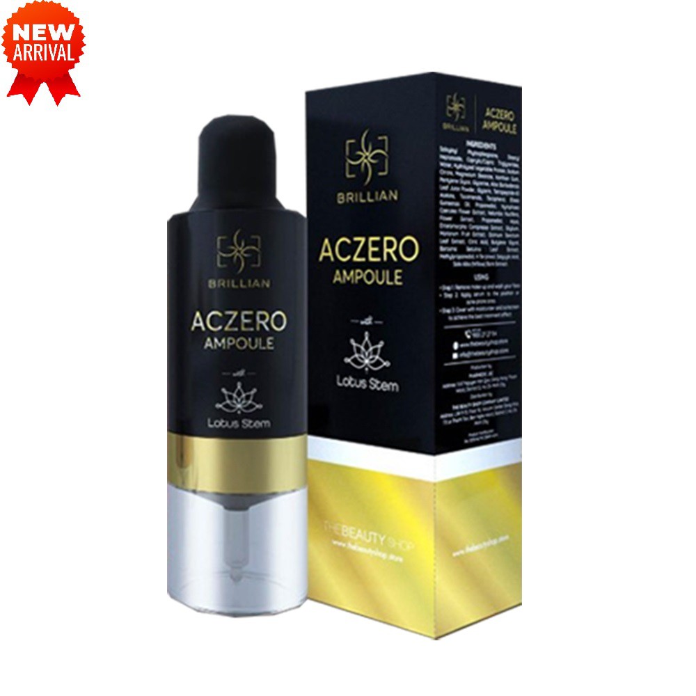 Hỗ trợ giảm mụn chỉ sau 7 ngày BRILLIAN ACZERO AMPOULE