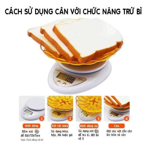 ?RẺ VÔ ĐỊCH?Cân Tiểu Ly Điện Tử Cao Cấp, Cân Thực Phẩm Nhà Bếp 5KG