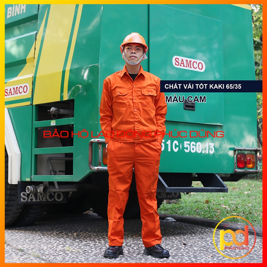 Bộ quần Áo bảo hộ lao động nam dài tay giá rẻ chất Vải Cotton co giãn thoáng mát thấm hút mồ hôi đủ màu sắc