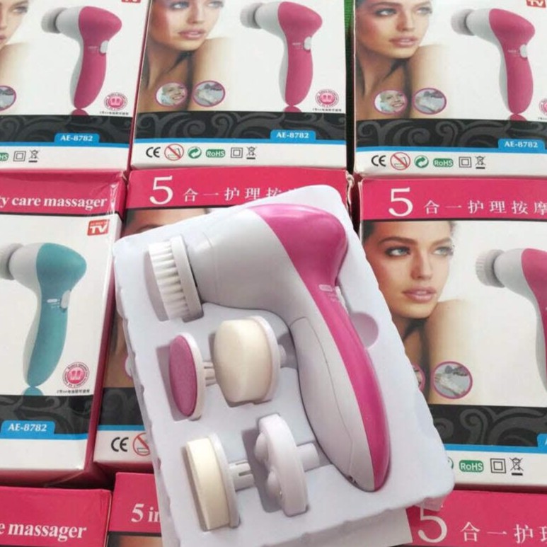 Máy Massage mặt 5 in 1 - Máy rửa mặt