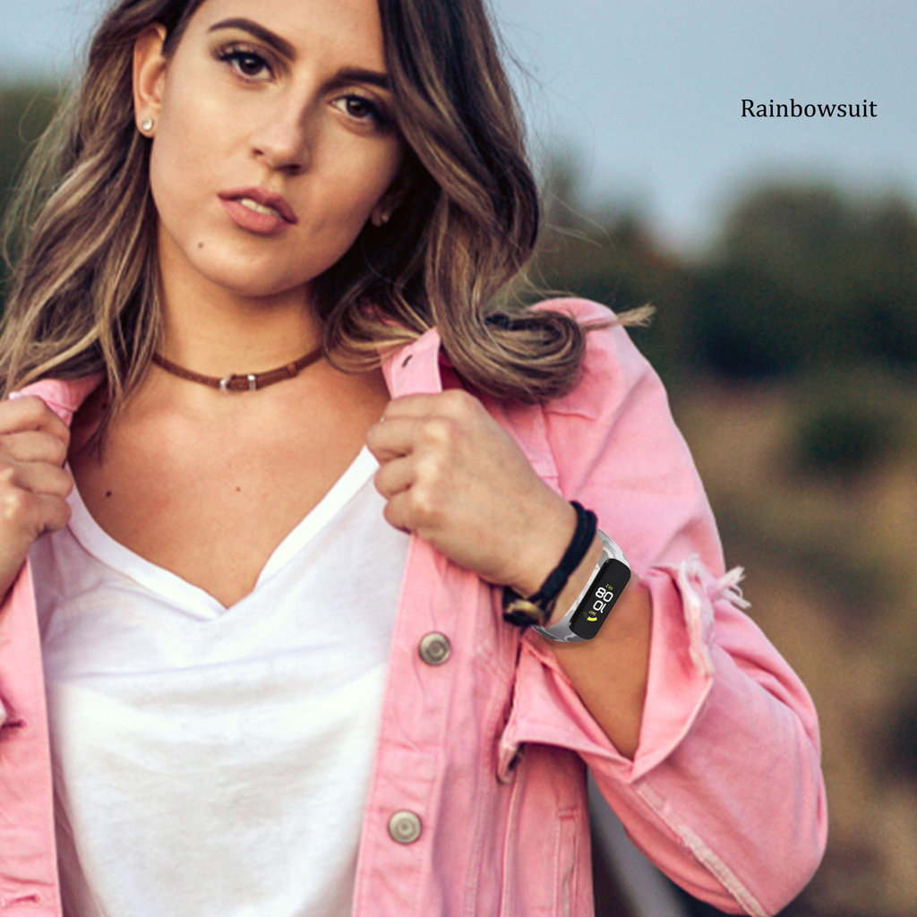 Dây Đeo Tpu Họa Tiết Nhiều Màu Cho Đồng Hồ Thông Minh Samsung Galaxy Fit 2 Sm-R220