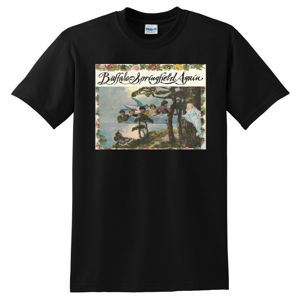 BUFFALO SPRINGFIELD T SHIRT again vinyl cd cover tee