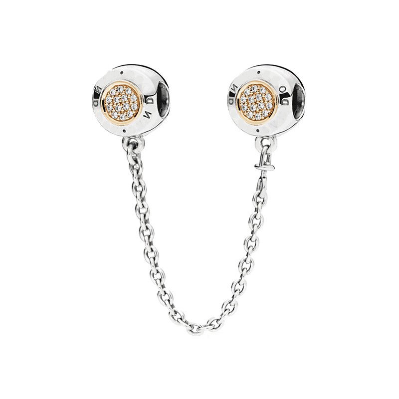 Pandora Hạt Đồng Hình Vương Miện Màu Vàng Hồng Dùng Làm Trang Sức Vòng Tay DIY