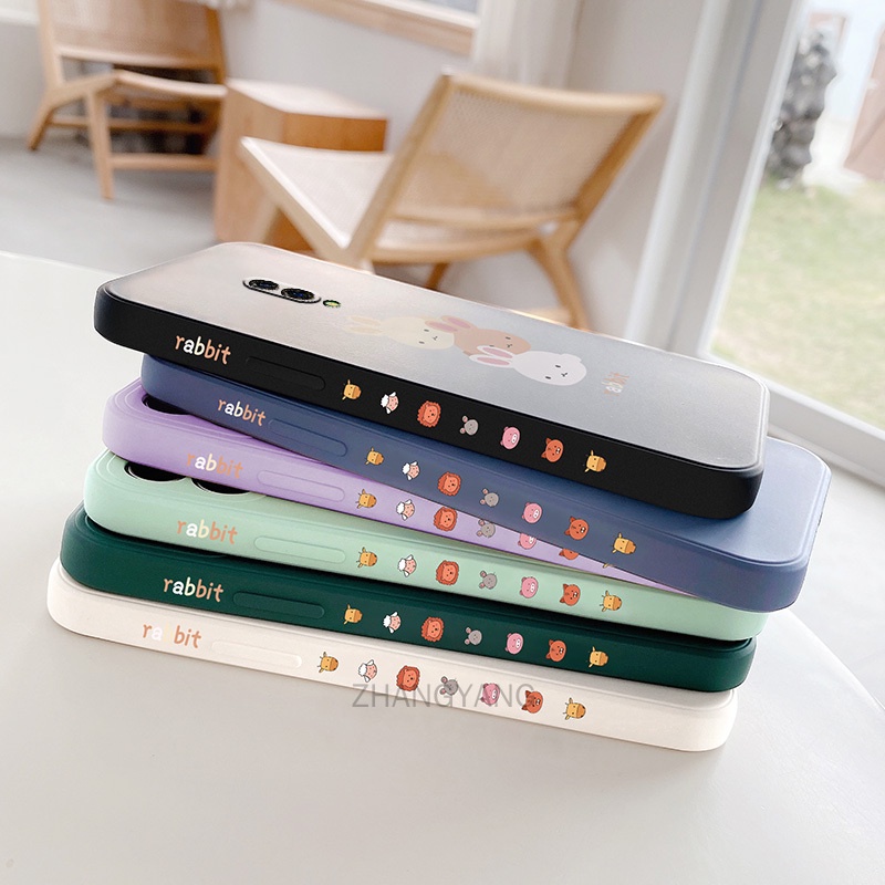 ốp lưng Realme 6 Realme 6 pro Realme 7 Realme 7 pro Ốp Điện Thoại TPU Silicone Hình Ba Chú Thỏ Đáng Yêu Kèm Dây Đeo Cho Realme 6 Realme 6 pro Realme 7 Realme 7 pro