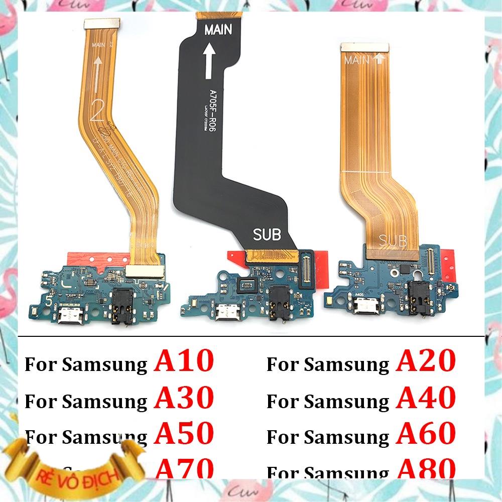Bo Mạch Cổng Sạc Kèm Cáp Kết Nối Bo Mạch Chủ Cho Samsung A10 A20 A30 A40 A50 A70 A80 A10S A20S A30S A50S A31