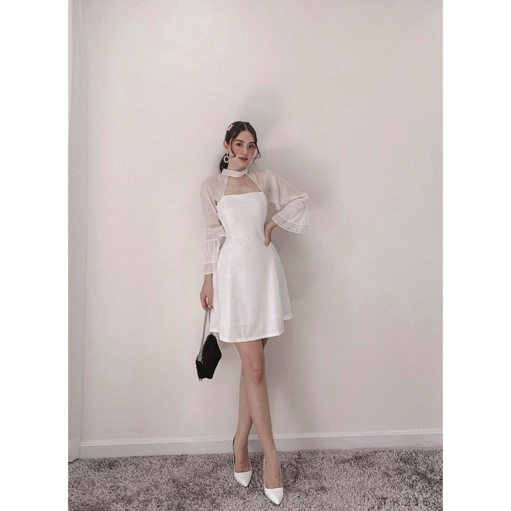 ĐẦM DỰ TIỆC XÒE PHỐI VOAN SIÊU XINH LAGI DRESS
