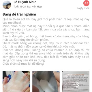 Mặt nạ Vita Lightbeam - Mediheal