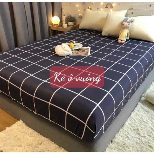Bộ ga cotton poly kèm 2 vỏ gối nằm ,hàng nhập khẩu , đủ size , đa dạng màu chọn