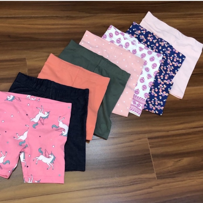 Quần Legging, Quần Đùi Thun Co Dãn Cho Bé Gái