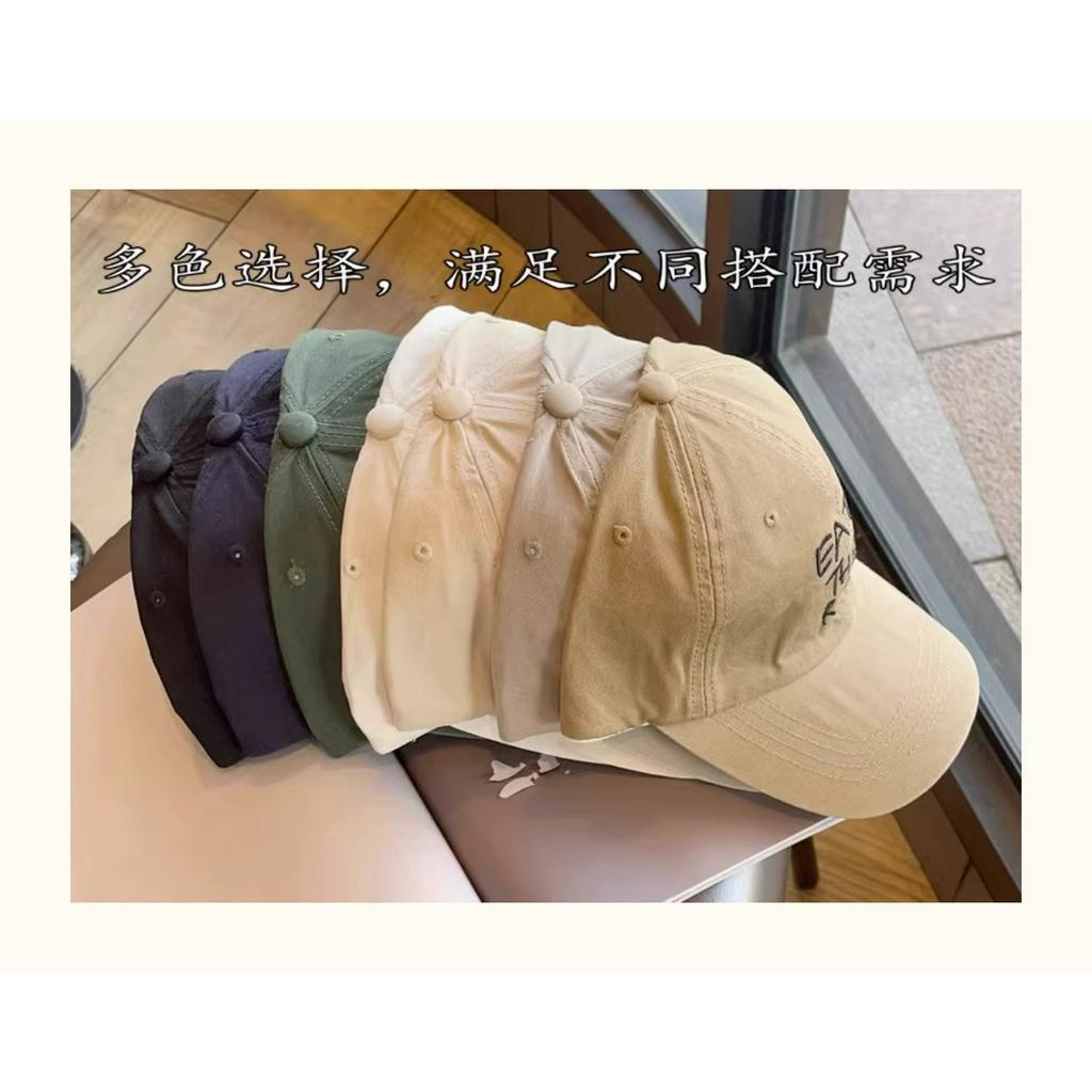 Mũ Lưỡi Trai Mềm Thêu Chữ Phong Cách Hàn Quốc Cho Nam Nữ