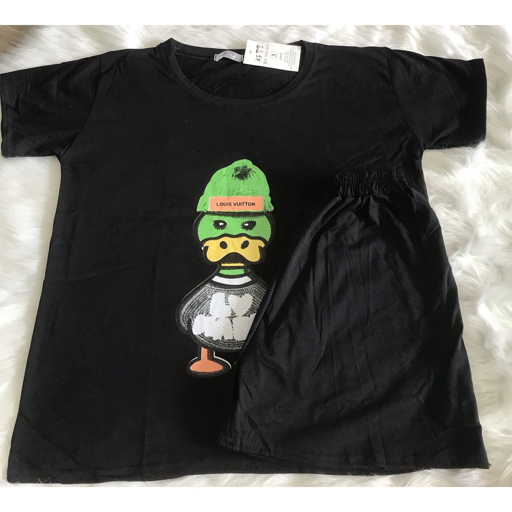 Bộ mặc nhà nữ mùa hè , đồ bộ bigsize chất cotton Gemmy House in hình Donal