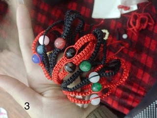Vòng tết mix đá phong thuỷ