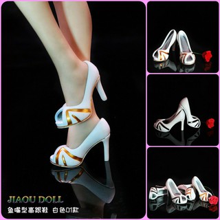 Mô hình giày cao gót tỉ lệ 1 / 6 cho búp bê 12 inch