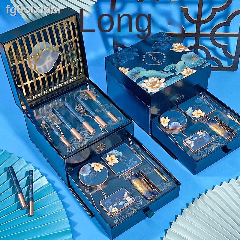 ⊙✉Bộ mỹ phẩm quà tặng sinh nhật ngày lễ tình nhân trọn bộ son môi bảng phấn mắt trang điểm hộp quà tặng