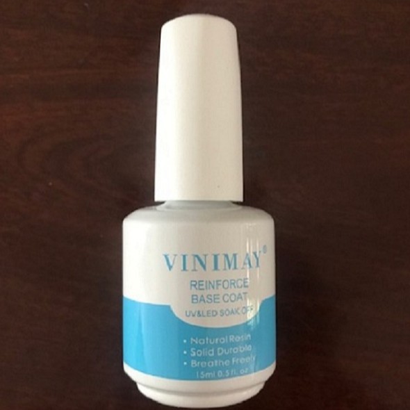 Chai sơn gel lót móng, Base coat Vinimay loại 15ml