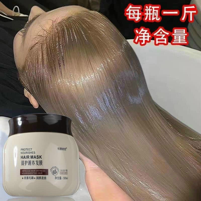 Mặt nạ dưỡng tóc, kem ủ tóc HAIIR MASK 1000ml dành cho mọi loại tóc dạng kem ủ