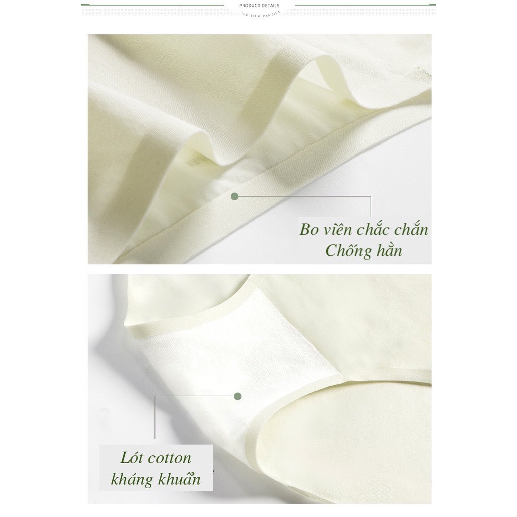 QUẦN LÓT NỮ BĂNG LỤA CẠP CAO GEN BỤNG VANVENE KHÔNG ĐƯỜNG MAY CHỐNG HẰN GIẤU VIỀN THÔNG HƠI THOÁNG CHỐNG LỌT KHE Q540 | BigBuy360 - bigbuy360.vn