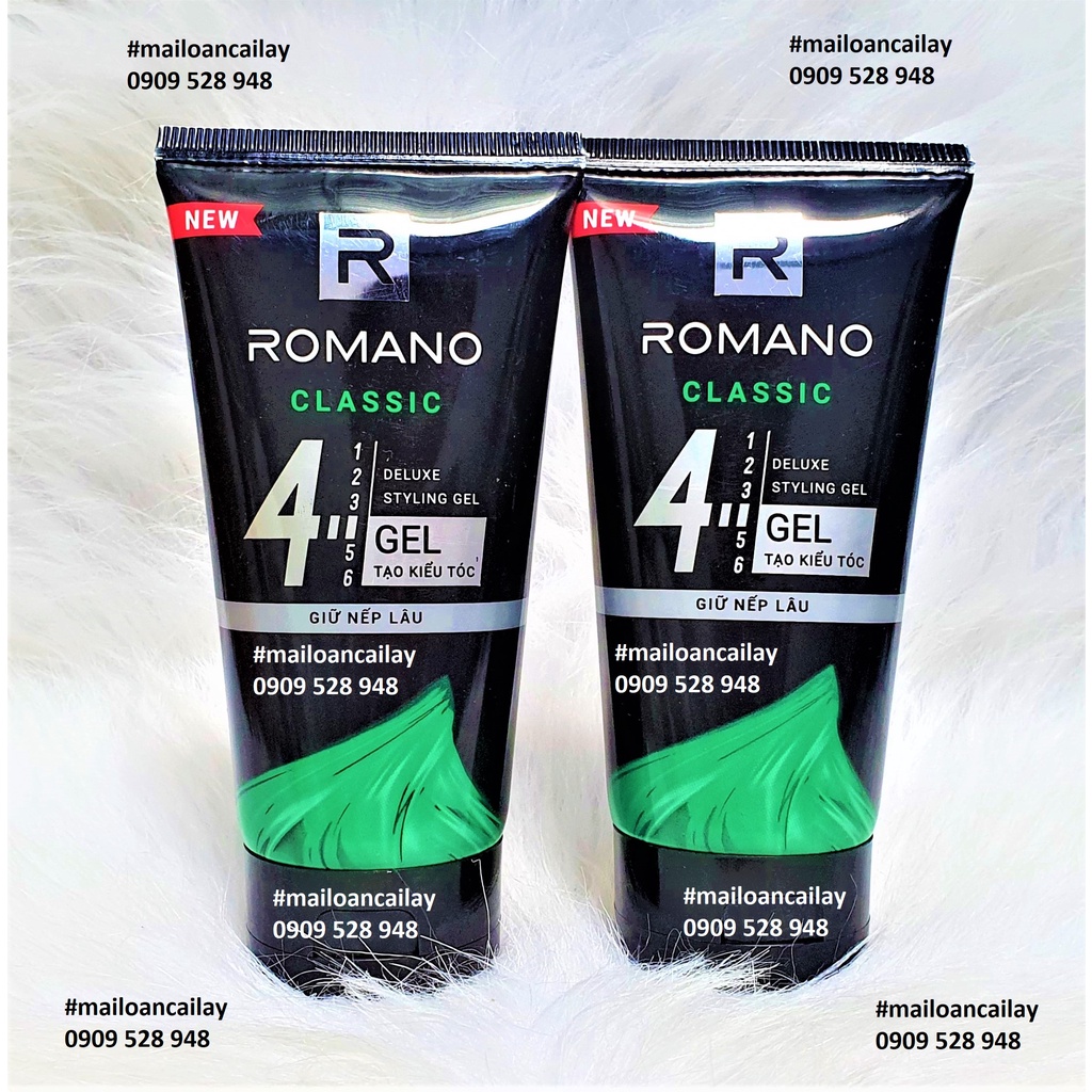 Gel vuốt tóc Romano Classic giữ nếp lâu 150g
