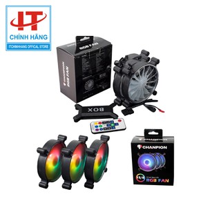 FAN CHANPION SLIM RGB ( Bộ 3 Fan RGB Có Hub + Controler )