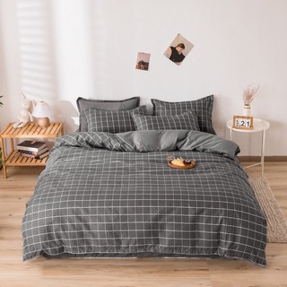 Set chăn ga gối (ảnh thật, chọn mẫu) - họa tiết kẻ