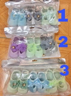 SET 3 ĐÔI VỚ HÀI CHO BÉ GÁI