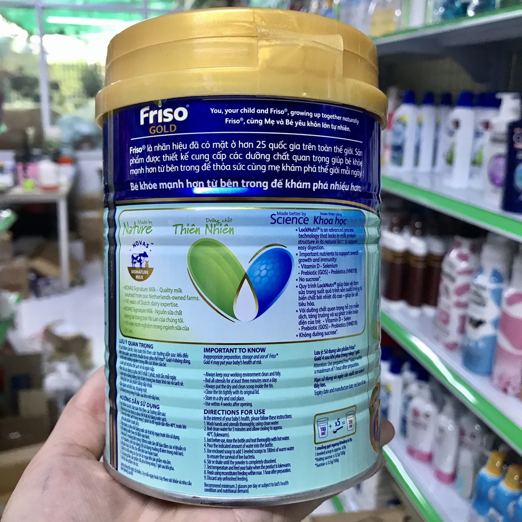 Sữa Friso Gold số 4 lon thiếc 380g