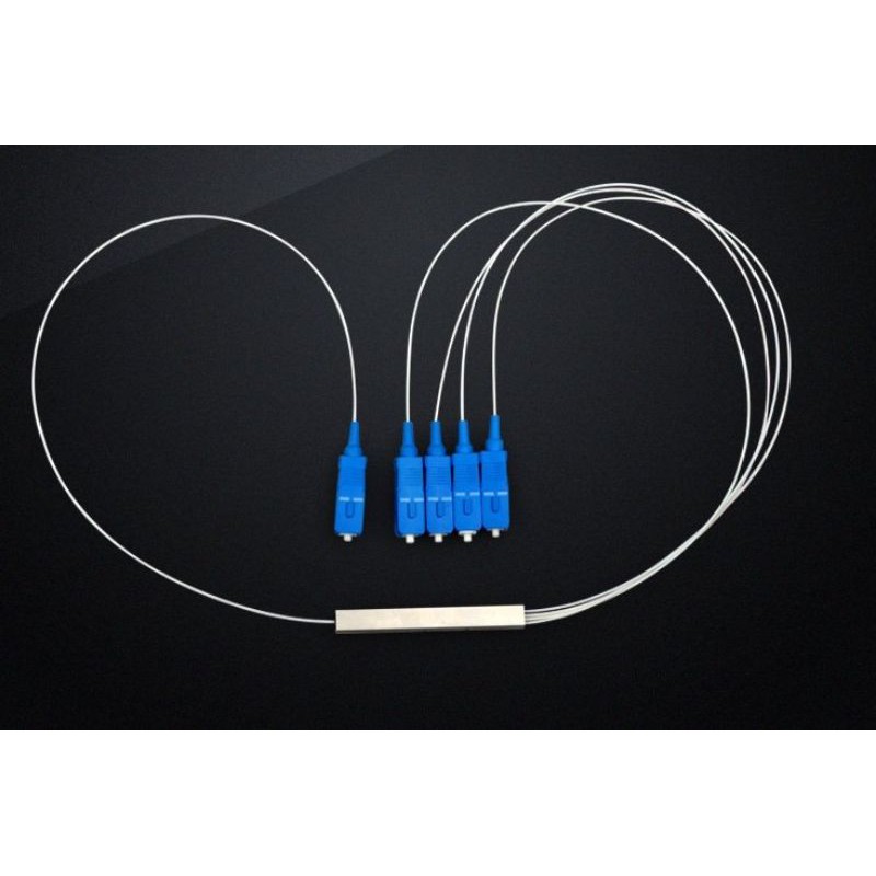 bộ chia quang splitter 1×4 SC/UPC (splitter PLC mini type 1×4 )
