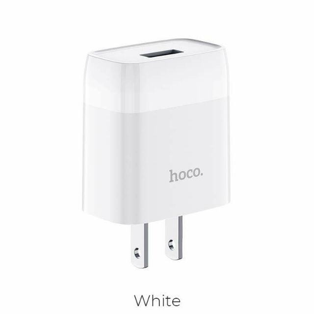Cốc sạc nhanh Hoco C72 1 cổng chính hãng BH 12 tháng
