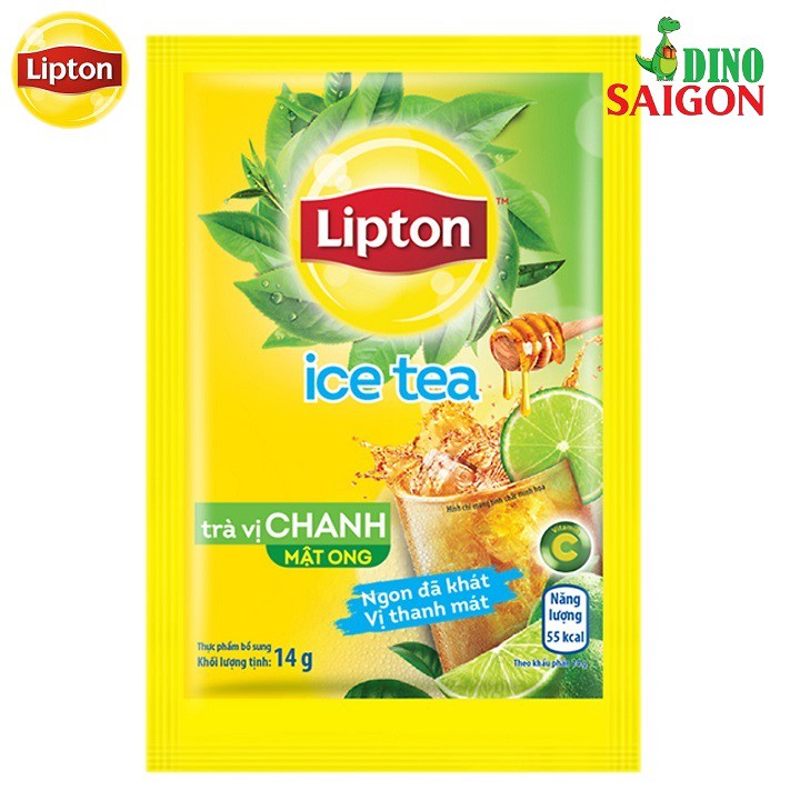 Trà Lipton Ice tea vị Chanh Mật Ong (Hộp 16 gói x 14g)