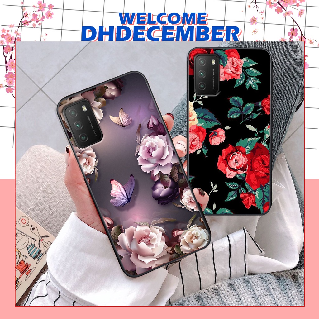 Ốp lưng Xiaomi POCO M3 in hình hoa tinh tế , mới mẻ DH DECEMBER