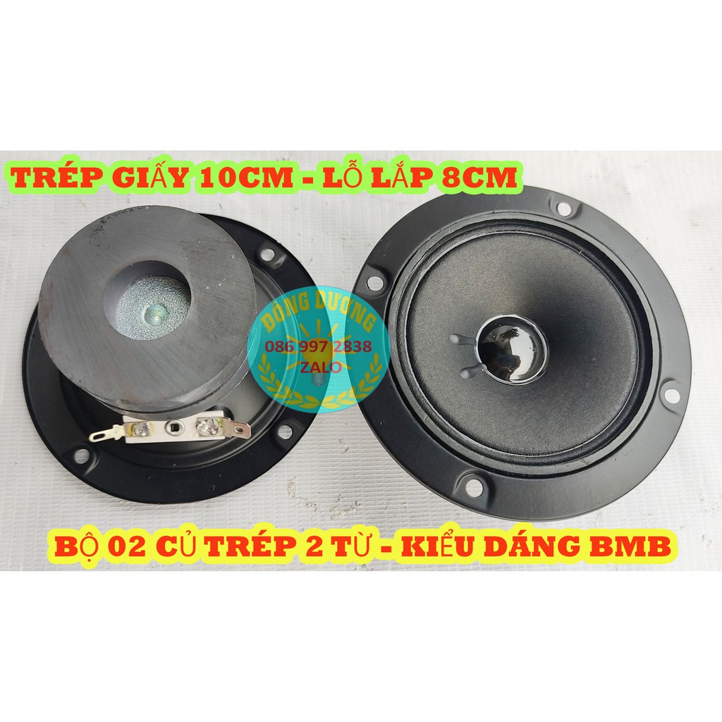 LOA TREBLE KIỂU DÁNG BMB 10CM TỪ KÉP - GIÁ 1 ĐÔI - LOA TRÉP GIẤY