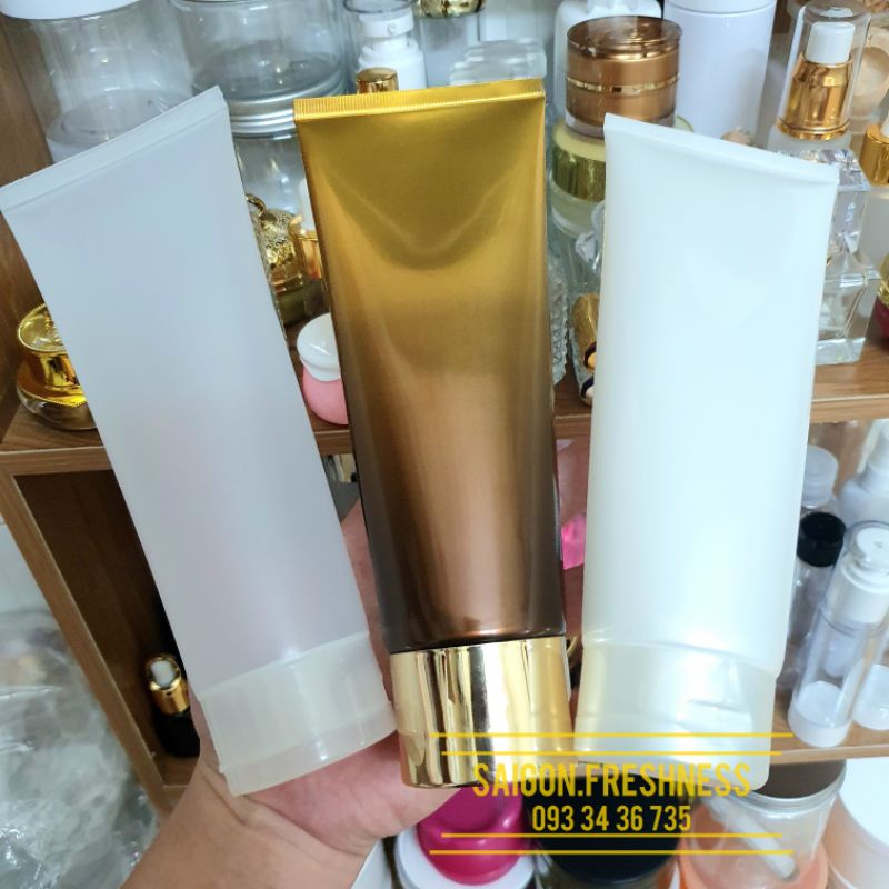 Tuýp Chiết Mỹ Phẩm, Tuýp nhựa 250ml chiết mỹ phẩm, sữa rửa mặt, sửa tắm - Có 3 màu