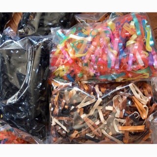 Gói 100g Chun Buộc Tóc Màu Đen