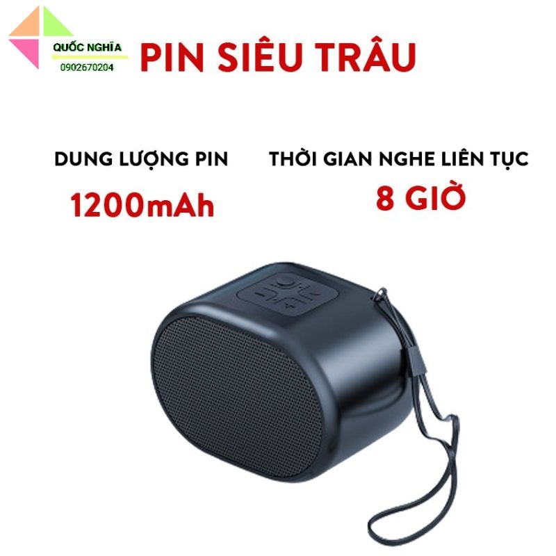 LOA BLUETOOTH KHÔNG DÂY MINI PIMAN 5.0 NGHE NHẠC HAY CHẤT LƯỢNG TỐT