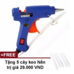 Súng bắn keo to 60w tặng 5 keo nến to dài 25cm