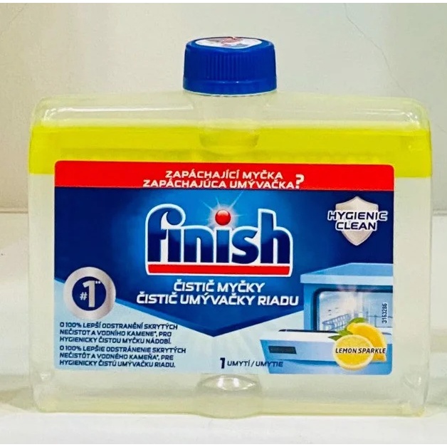 Combo Muối rửa bát Finish 4kg+Vệ sinh máy Finish