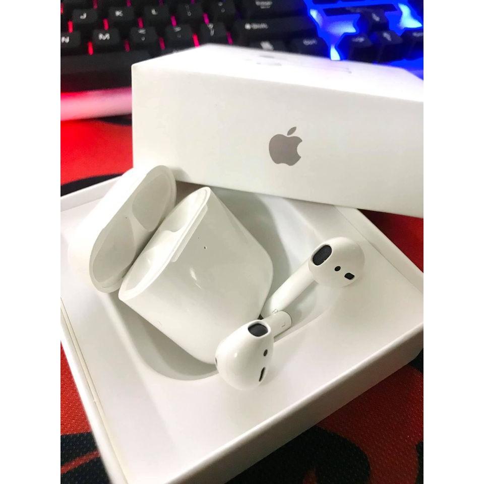 [ FREE SHIP ] Tai nghe Bluetooth AIRPODS 2 - Full Chức Năng Định Vị/ Đổi Tên/ Sạc Không Dây - BH 12 tháng