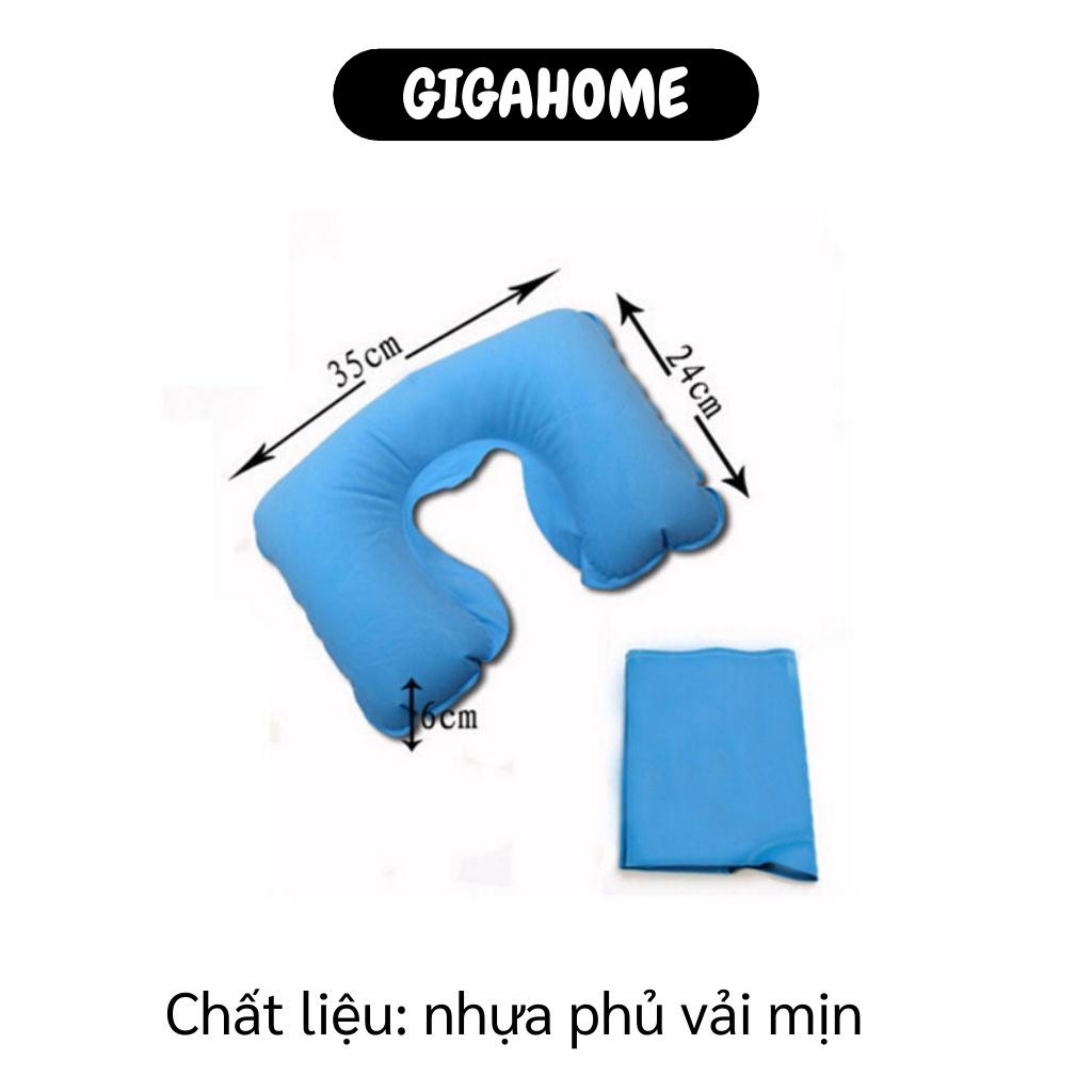 Gối hơi tựa đầu GIGAHOME Bộ gối hơi du lịch 3 trong 1 tiện lợi dễ bơm căng bằng cách thổi 2610