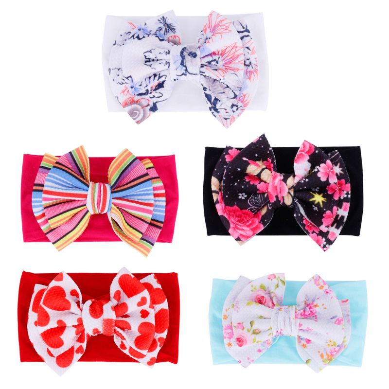 Khăn Turban Cỡ Lớn Thắt Nút Thời Trang Cho Bé Mới