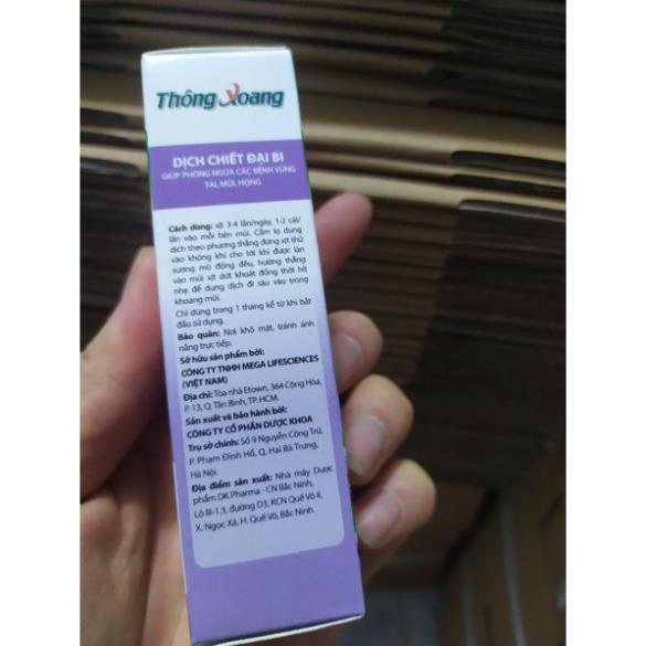 Xịt xoang Eugica Thông xoang giảm đau đầu, trán, làm giảm viêm mũi viêm xoang, hắt hơi, chảy nươc mũi