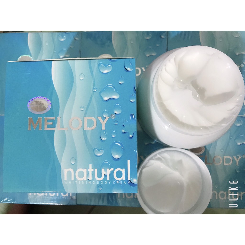 kem MELODY trắng da toàn thân chiết xuất từ collagen- chống nắng SPF45+ 200G