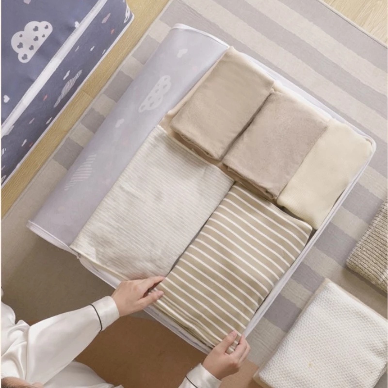 Túi Đựng Chăn Mền Chống Bụi Đa Năng Có Tay Cầm Tiện Lợi