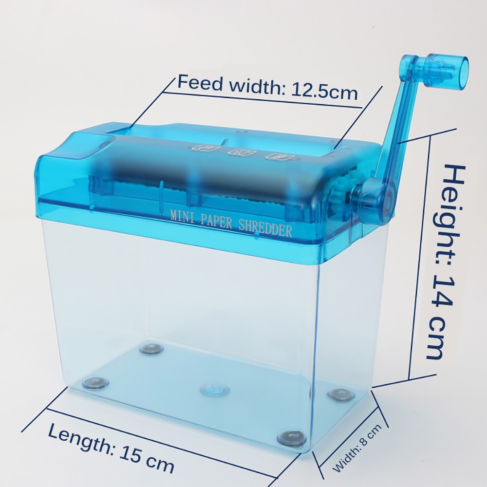 Máy Hủy Tài Liệu Giấy A6 Gọn Nhẹ Tiện Lợi
