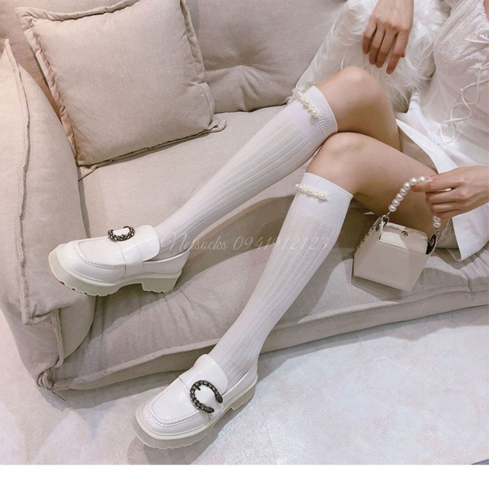 Tất giả boot, tất bắp chân phong cách Lolita Cá Tính, Sang Trọng chất liệu sợi dệt kim cao cấp, dày dặn Noisocks