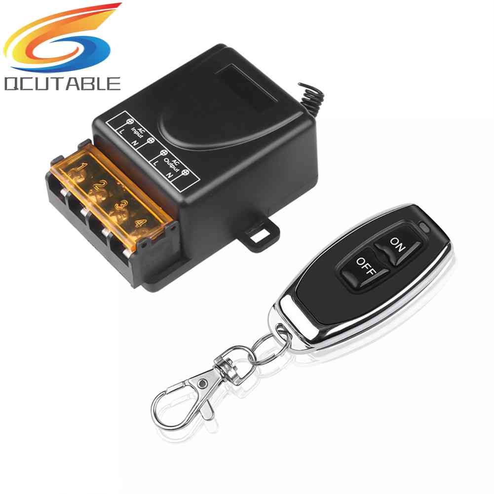 Công Tắc Bật / Tắt Đèn Điều Khiển Từ Xa Không Dây 433MHz