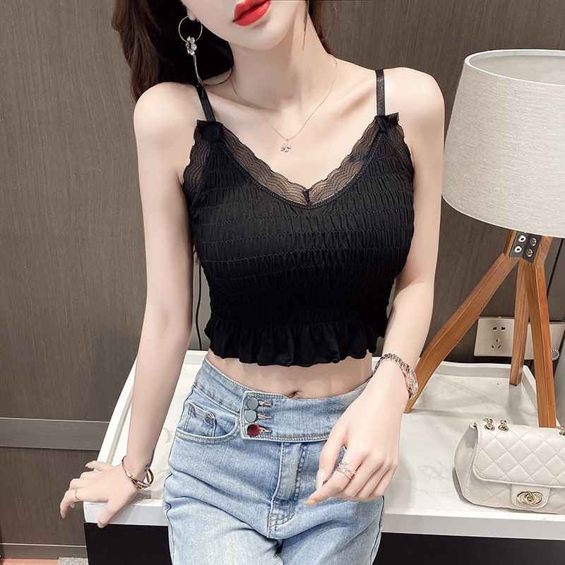 Áo Bra 2 Dây ⭐FREESHIP⭐ Bra Cotton Xòe Nhẹ - Áo Ngực Không Gọng Dáng Dài 884