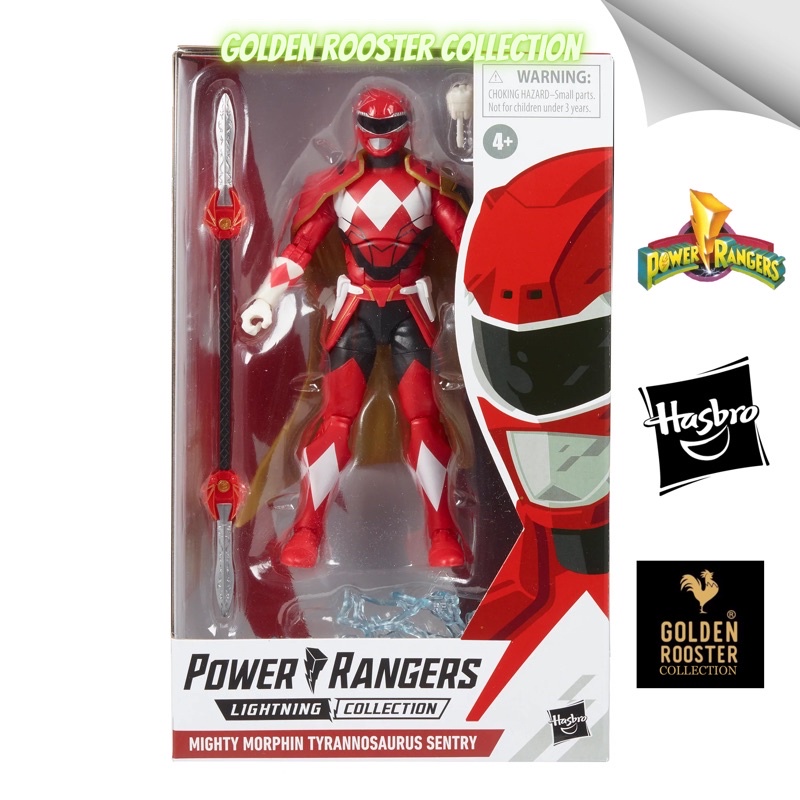 Mô hình nhân vật Hasbro Power Rangers Lightning Collection Mighty Morphin Tyrannosaurus Red Sentry