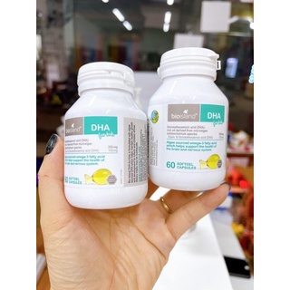 Viên bổ sung dầu cá dha cho bé của úc bio island dha kids 60 viên